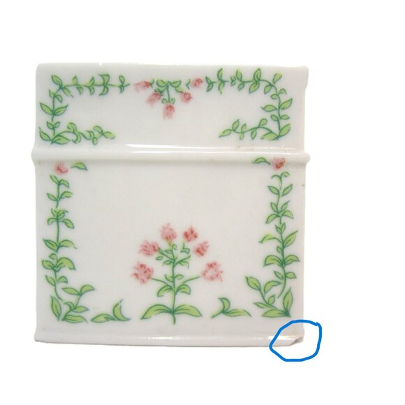 Lenox Spice Village Oregano BOTTOM ONLY Spice Jar Lid Cottage House Ceramic - Picture 4 of 6